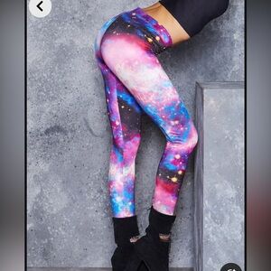 BLACKMILK Galaxy Supernova leggings size XL